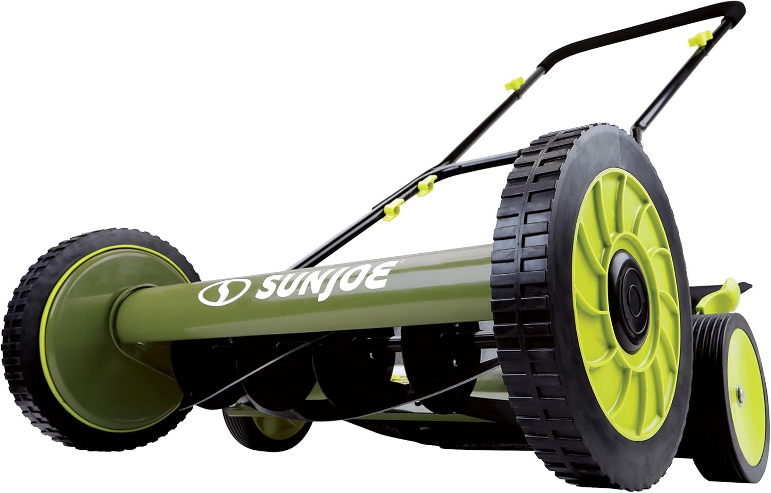 Sun Joe MJ506E 16 in 6.5 Amp Quad Wheel 24 Blade Electric Reel Lawn Mower w/ Grass Catcher