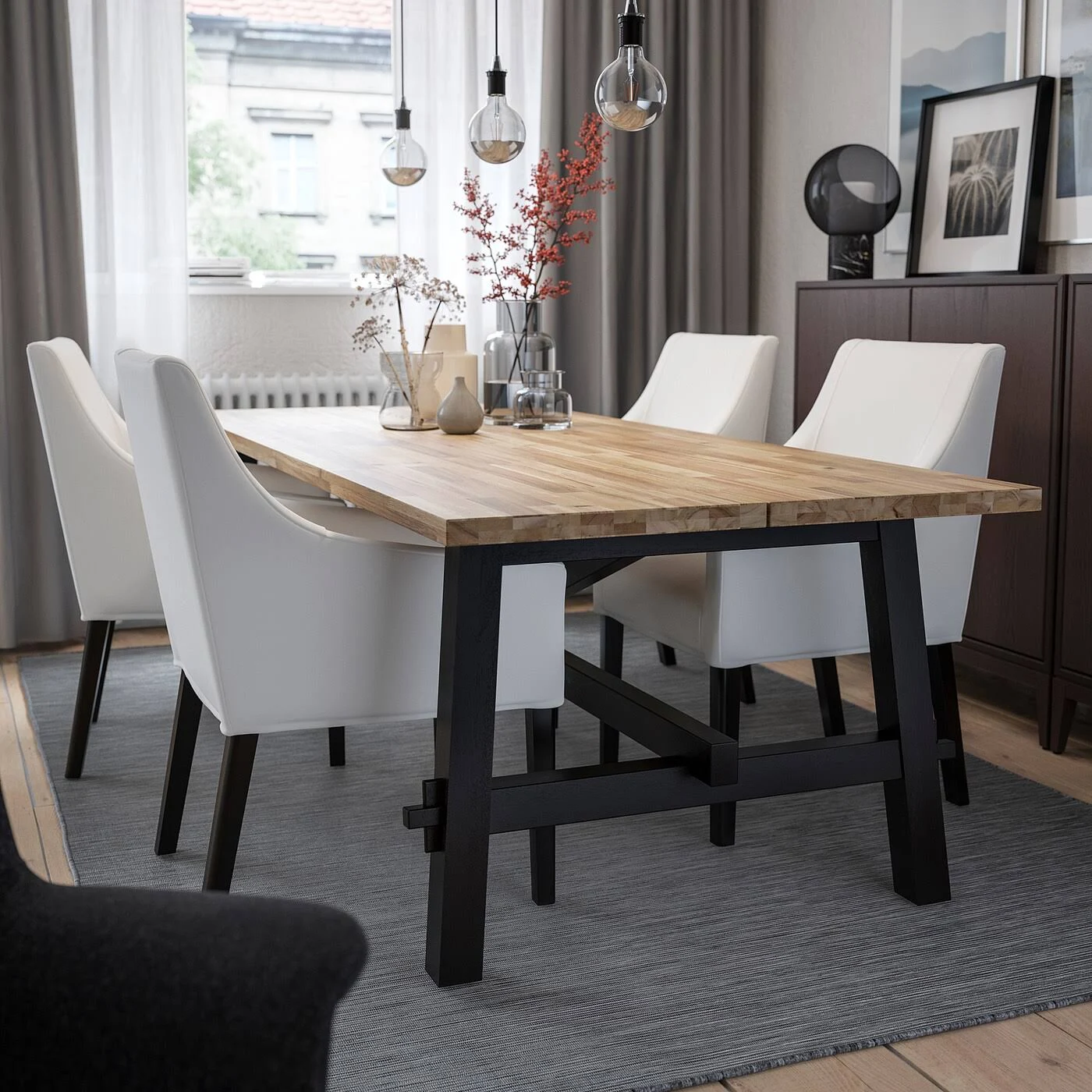 IKEA - SAKARIAS Armchair, Inseros White, Tested for: 243 lb