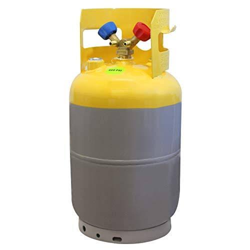 Mastercool 62010 Gray Yellow Refrigerant Recovery Tank 30 lb Capacity