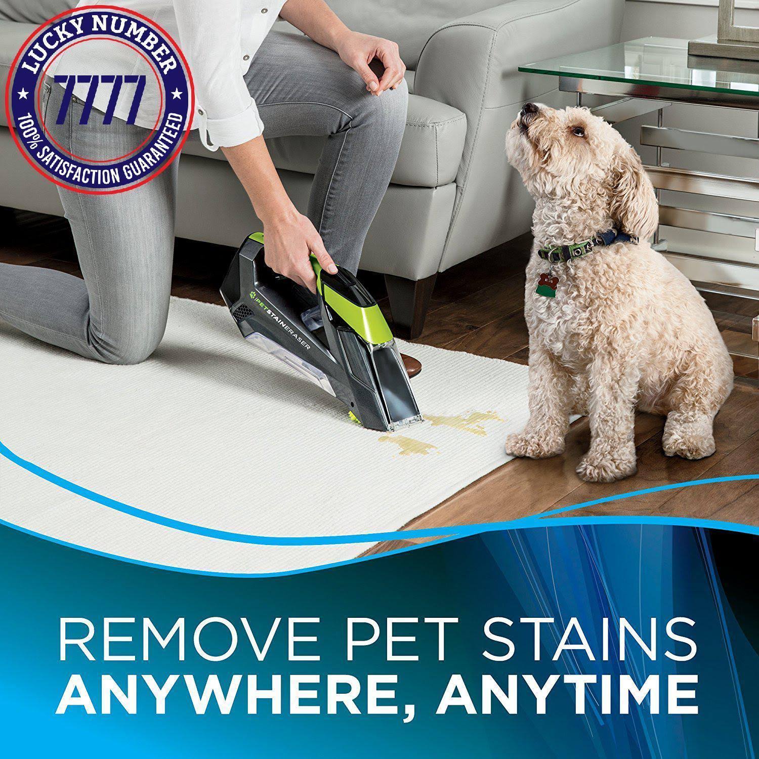 Bissell Pet Stain Eraser Cordless Portable Carpet Cleaner