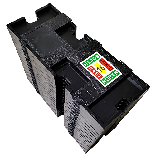 TSB Duplicate Boards for Bridge Game Set of 16 PCS - Duplicate Bridge Boards for Dealing Machine - Home Bridge Cards Game Kit