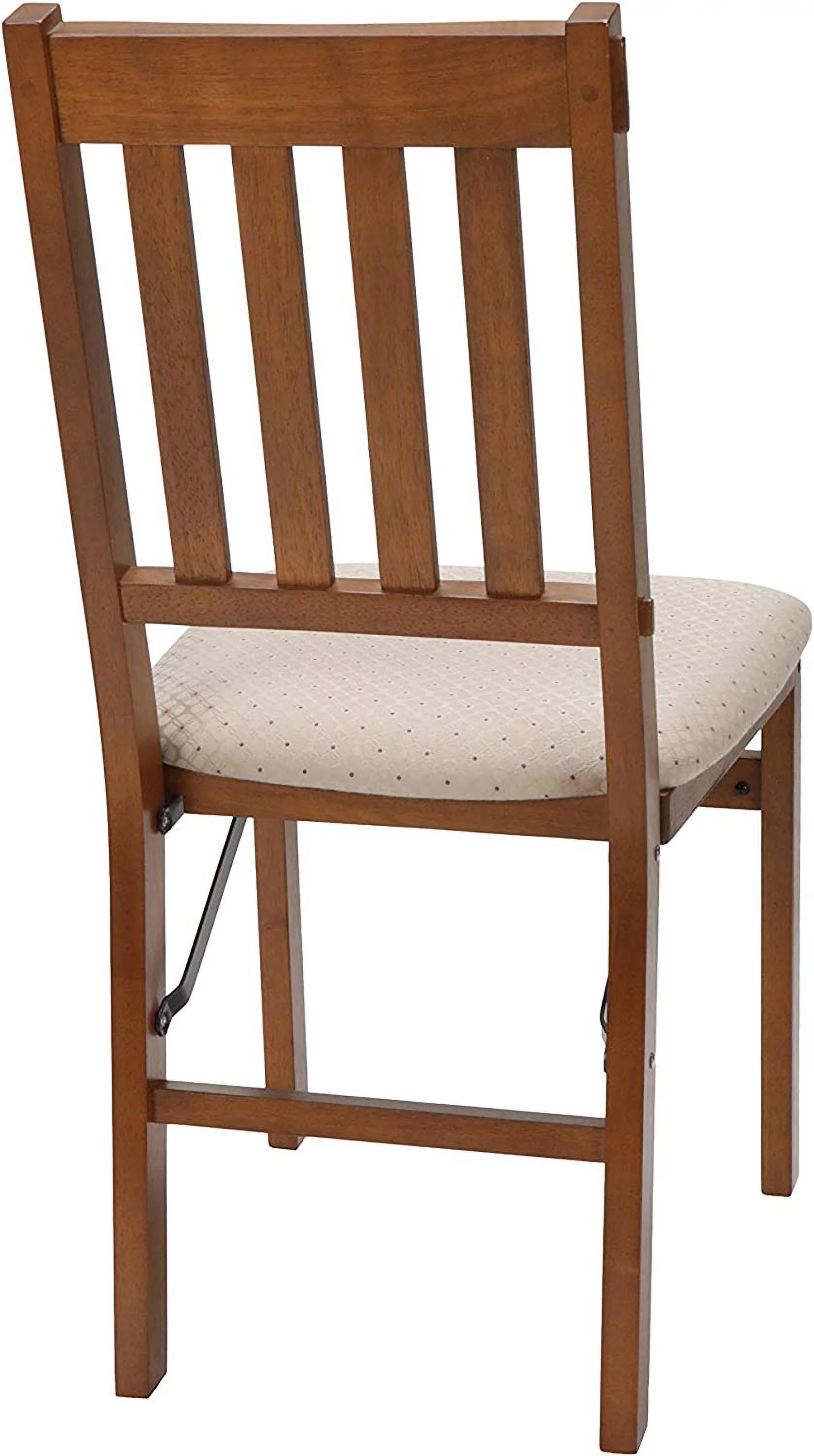 LIHONG STAKMORE Arts and Craft Folding Chair Fruitwood Finish, (Set of 2) , 22.5 in x 17 in x 35.5 in