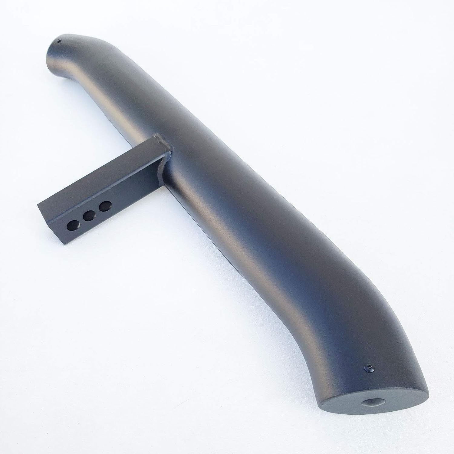 LEDIN 37" Lx3 Hx4 W Towing Hitch Step Bar 2" Receiver Black 4" Oval Curved Universal Truck Trailer Rear Bumper Guard