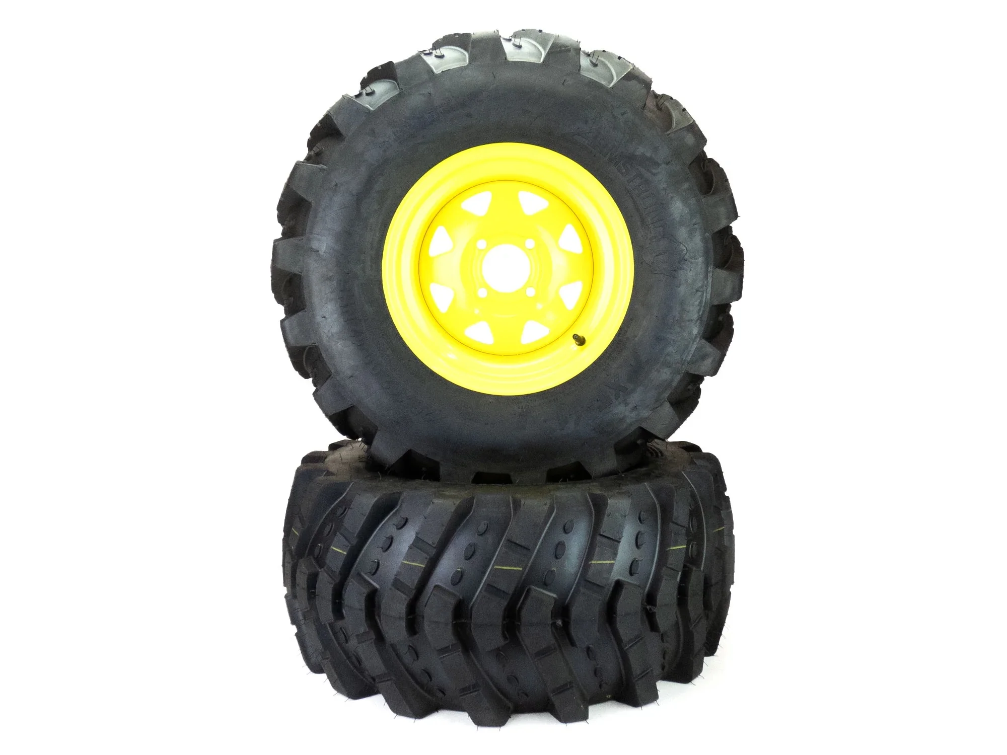 (2) All Terrain Tire Assy Compatible With John Deere 26x12.00-12 ZTrak TCA20130 - Radiant Selections