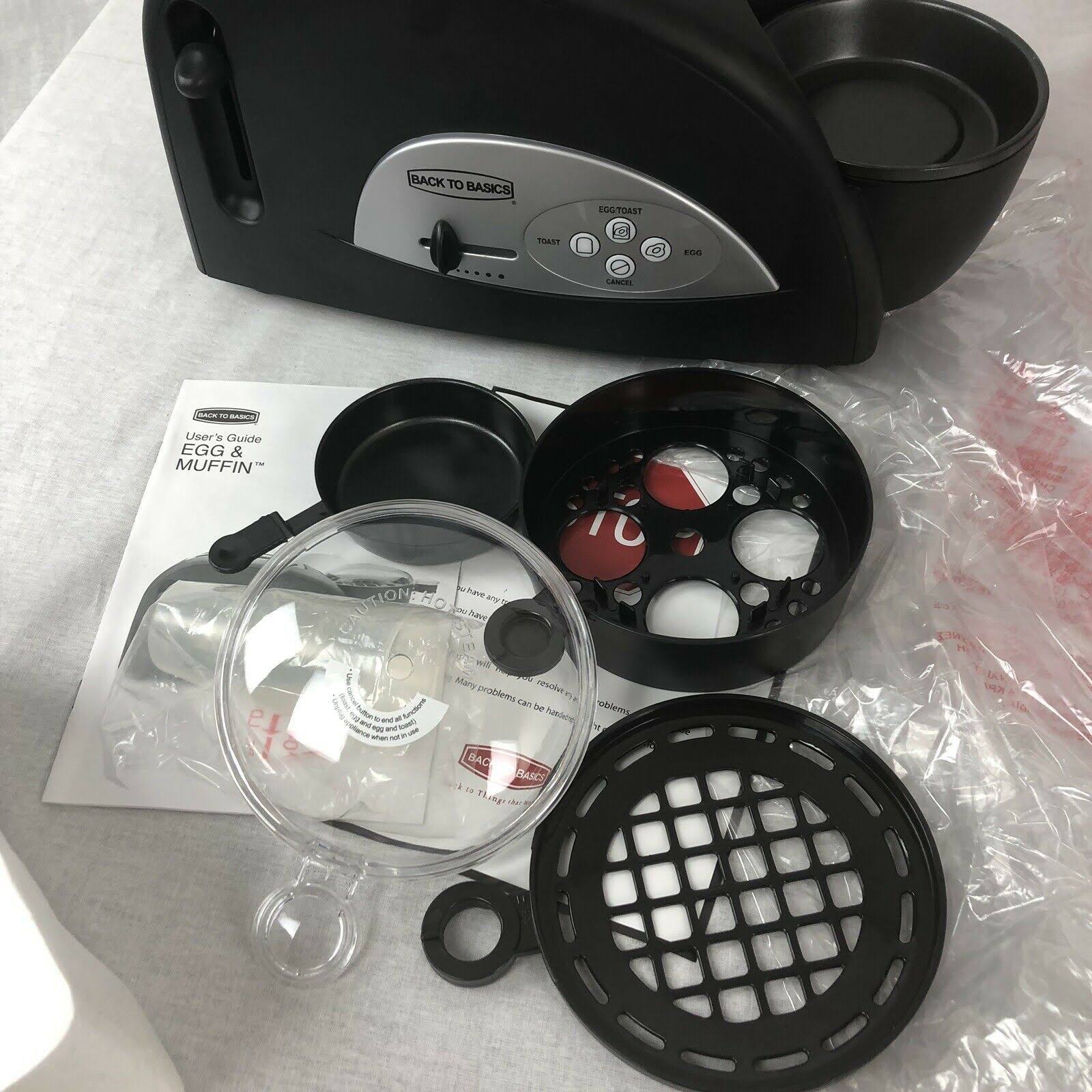 Back to Basics TEM500 - Egg u0026 Muffin Toaster