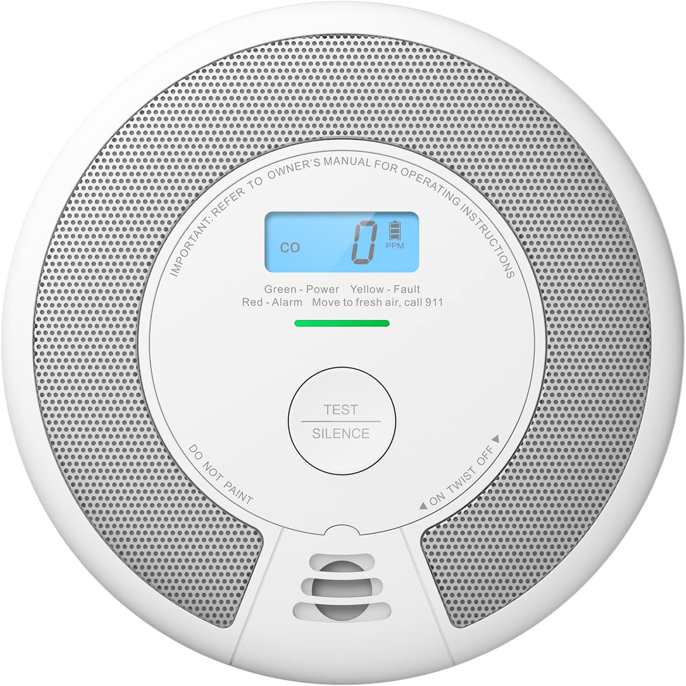 X-Sense Wireless Interconnected Combination Smoke and Carbon Monoxide Detector with LCD Display & 10-Year Battery, Over 820 ft Transmission Range
