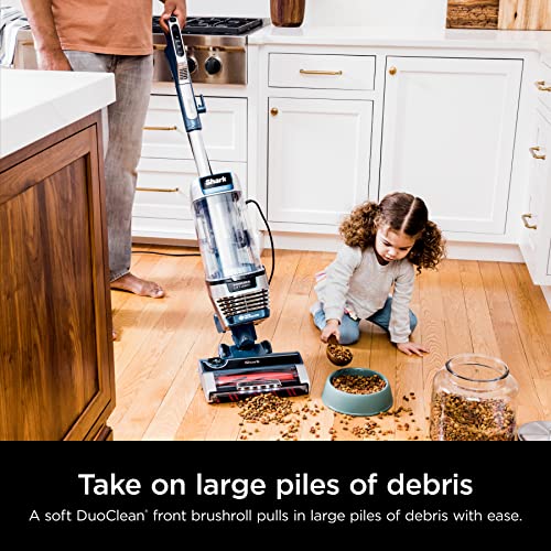 Shark Upright Vacuum, Stratos with DuoClean PowerFins, HairPro, Powered Lift-Away, Self-Cleaning Brushroll, & Odor Neutralizer Technology, Navy
