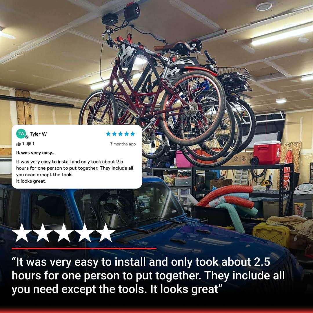 SmarterHome Multi-Bike XL Lifter - Sports Supplies Online Store