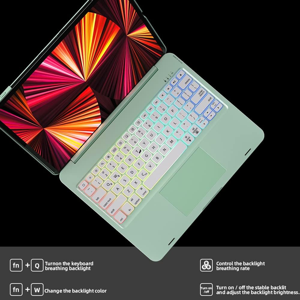 doqo Magnetic Keyboard Case for iPad Air 5th Generation(2022)/iPad Air 4th Generation(2020), iPad Pro 11 2018/2020/2021