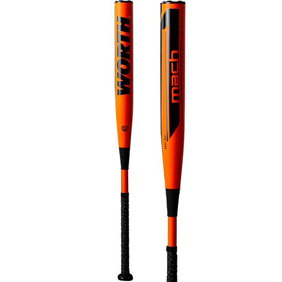 2021 Worth Mach 1 Balanced 13.5x22 USA/ASA Slowpitch Softball Bat: WM21BA 34 inch / 27 oz