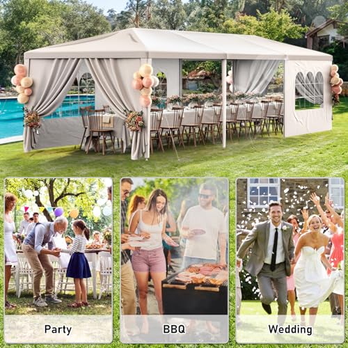 Outdoor Party Tent 10x30 Black Tents for Parties