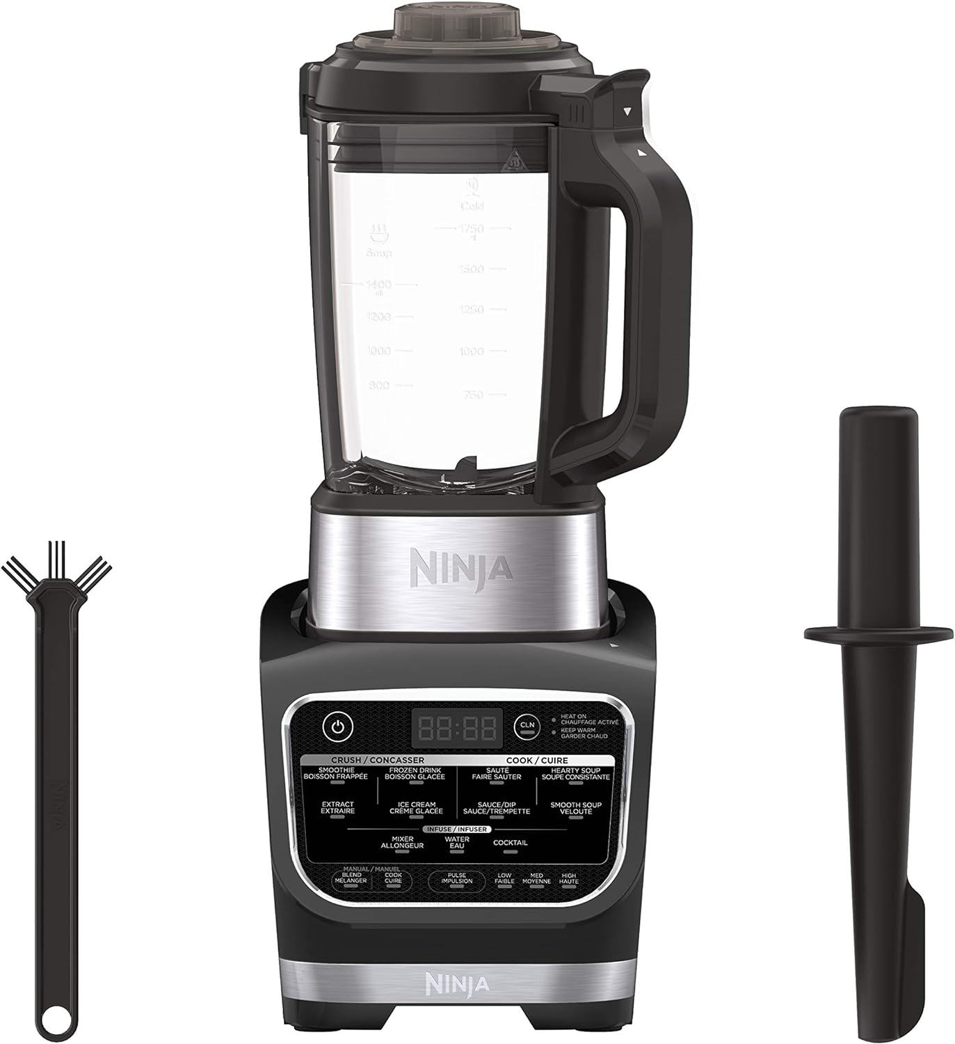 Ninja HB150C/HB152 Foodi Heat-iQ Blender, 64 oz, Black - Smart Home Appliances