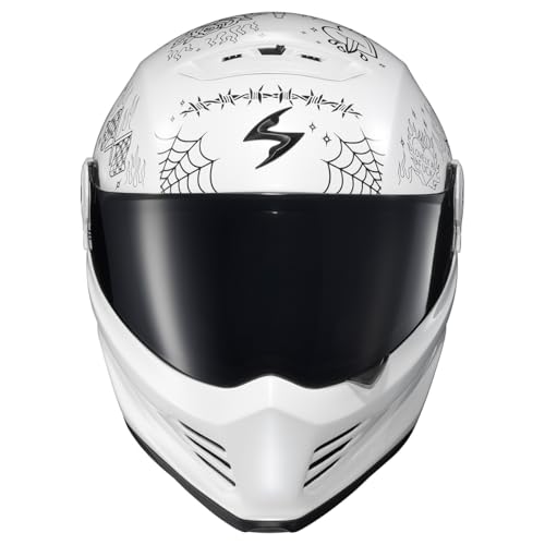 ScorpionEXO Covert FX Full Face Adult Motorcycle Helmet Street Fighter Style with Bluetooth Ready Speaker Pockets DOT ECE 22.06 Approved Unisex