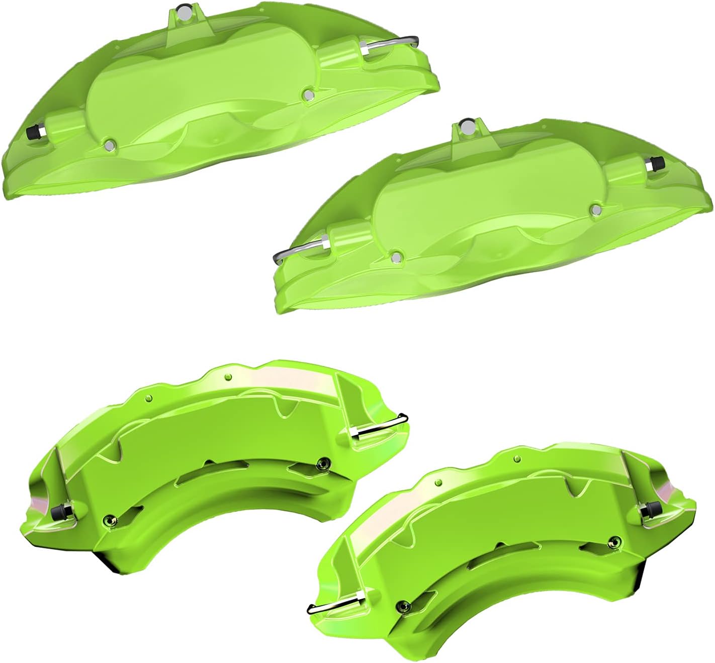 AOOA Caliper Covers Yellow Brake Covers Fits Mustang （set of 4）