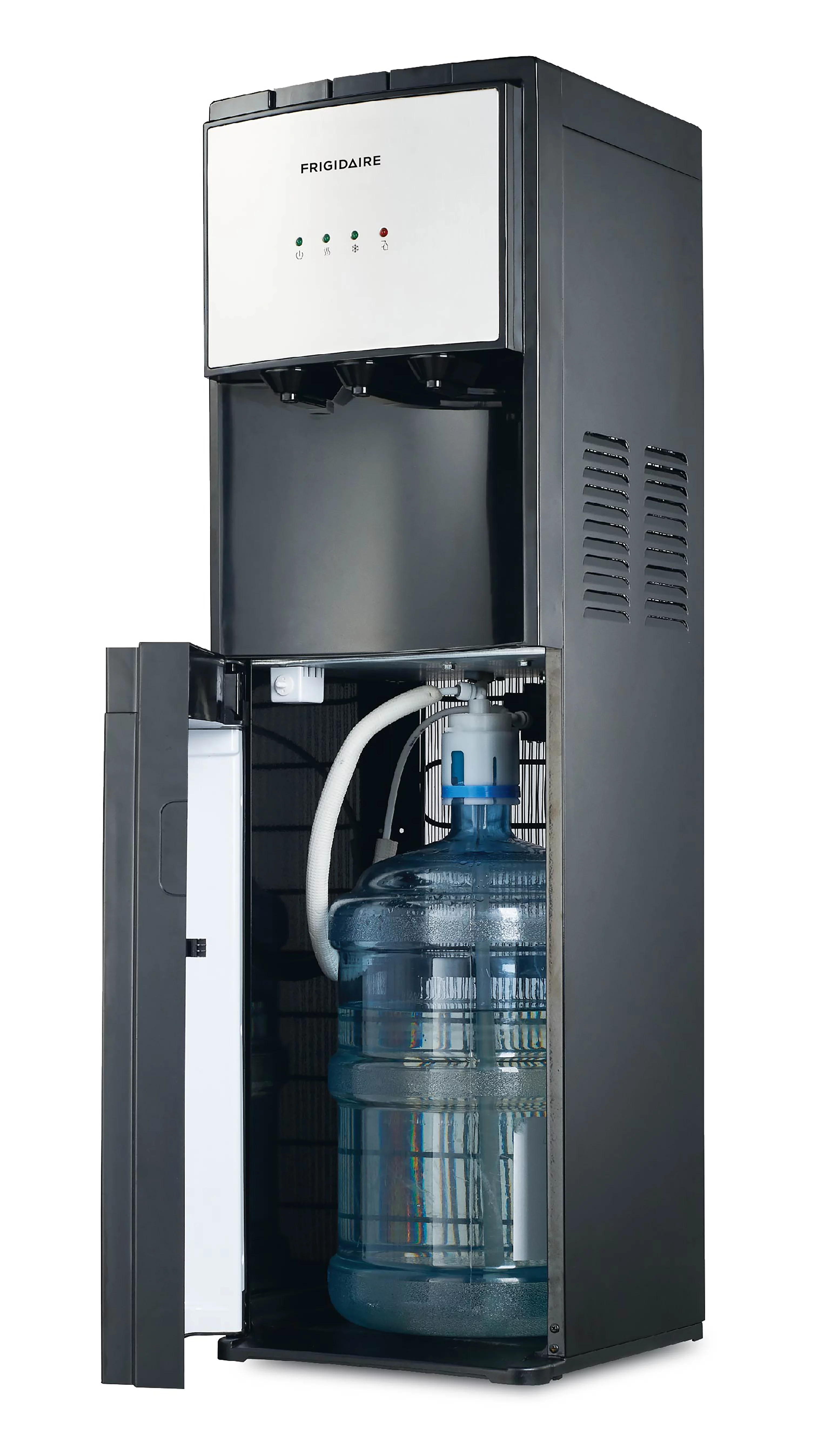 Frigidaire, 5 Gallon Bottom Loading Hot and Cold Water Dispenser EFWC505, Stainless Steel - Radiant Selections
