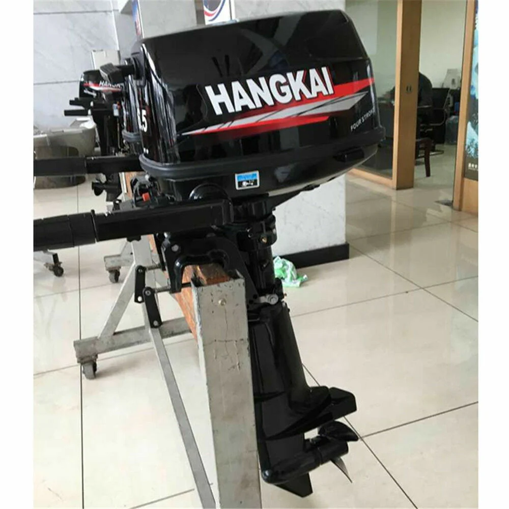 4Stroke 6.5HP Outboard Motor Marine Boat Engine Water Cooling CDI System 6.5HP 4-Stroke Outboard Motor Tiller control Boat Engine Water Cooling 123CC