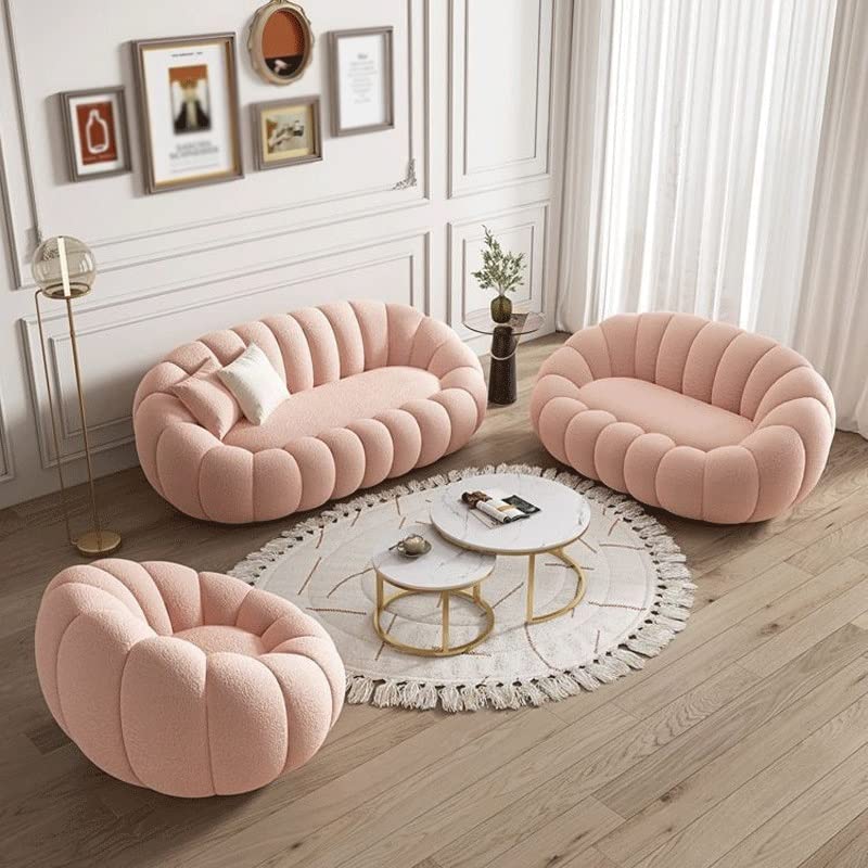 Lazy Sofa Single Sofa Chair Living Room Bedroom Balcony Lounge Chair Can Lie Down(D)