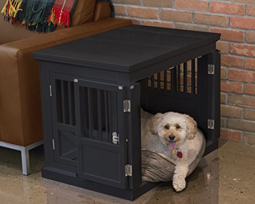 zoovilla Merry Products Triple Door Medium Dog Crate, Color White