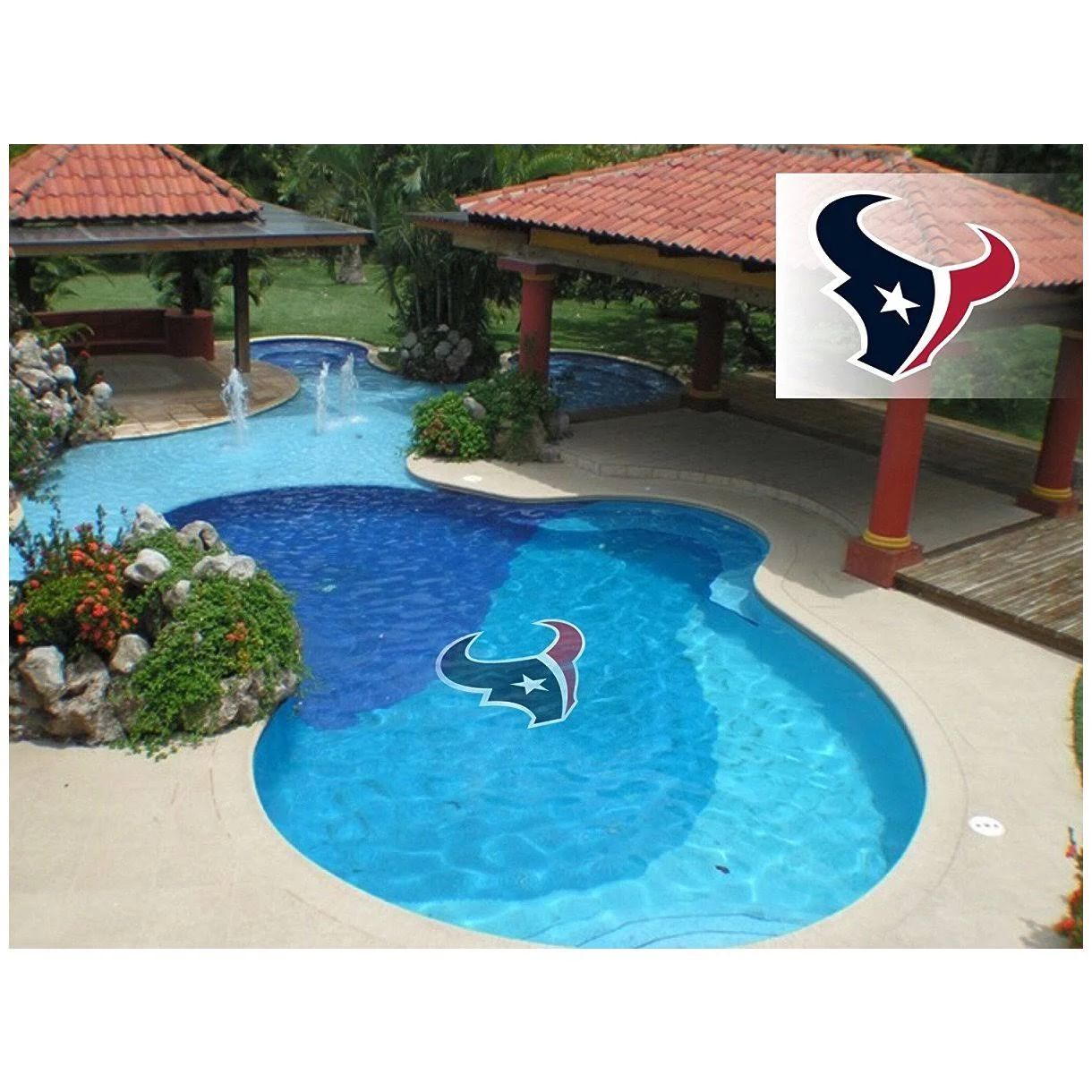 NFL Houston Texans Small Pool Decal