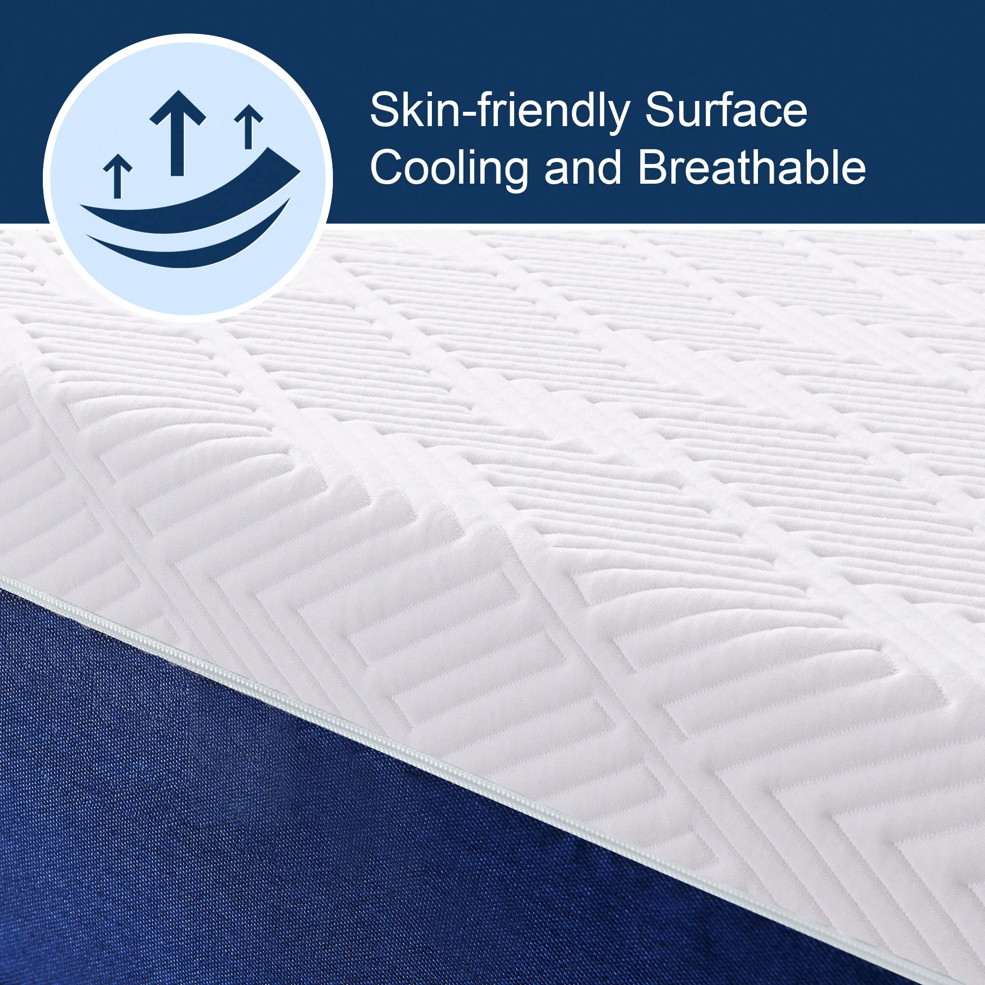 Twin Mattress Madinog 10 Medium Mattress Gel Memory Foam Support Bed-in-a-Box