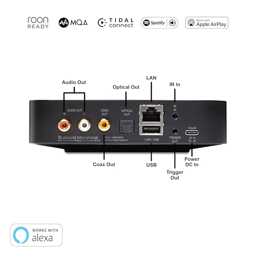 Bluesound Node Nano Wireless High Resolution Multi-Room Music Streamer