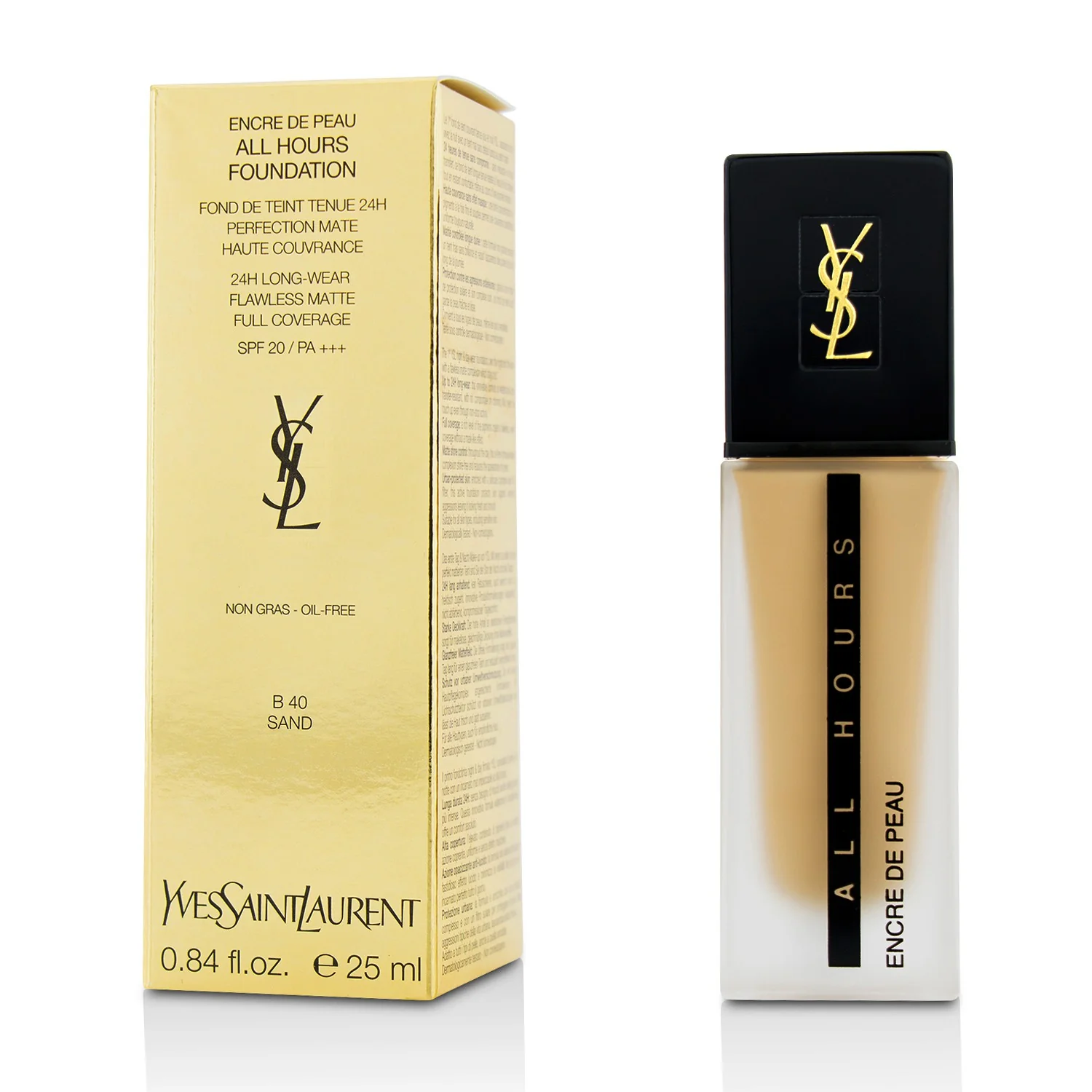 Yves Saint Laurent All Hours Foundation SPF 20 - # BR30 Cool Almond  25ml/0.84oz