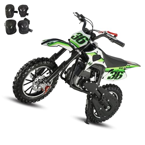 SYX MOTO 40CC 4-Stroke Mini Dirt Bike for Kids and Teens 8-14 Yrs, Gas Powered Off-Road,Pull Start, Safety Throttle Control