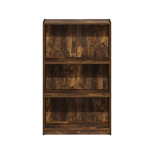 FURINNO JAYA Simply Home 5-Shelf Bookcase, 5-Tier, Black