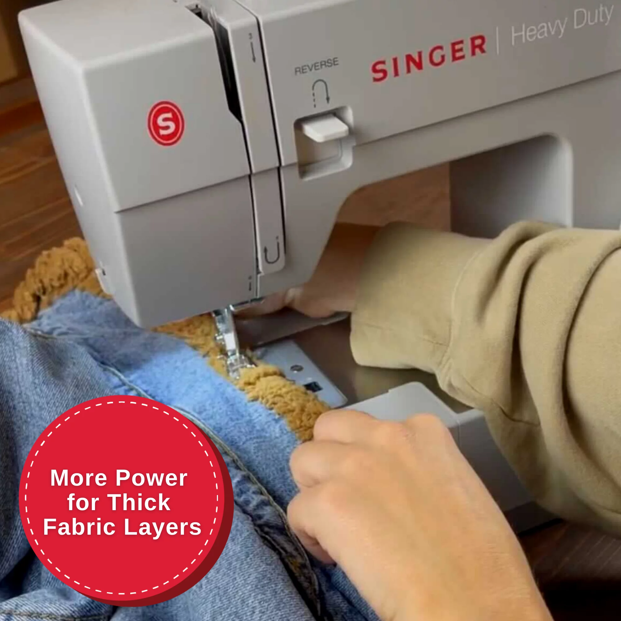 SINGER® Heavy Duty Value Bundle - 44S Sewing Machine with Presser Foot Kit