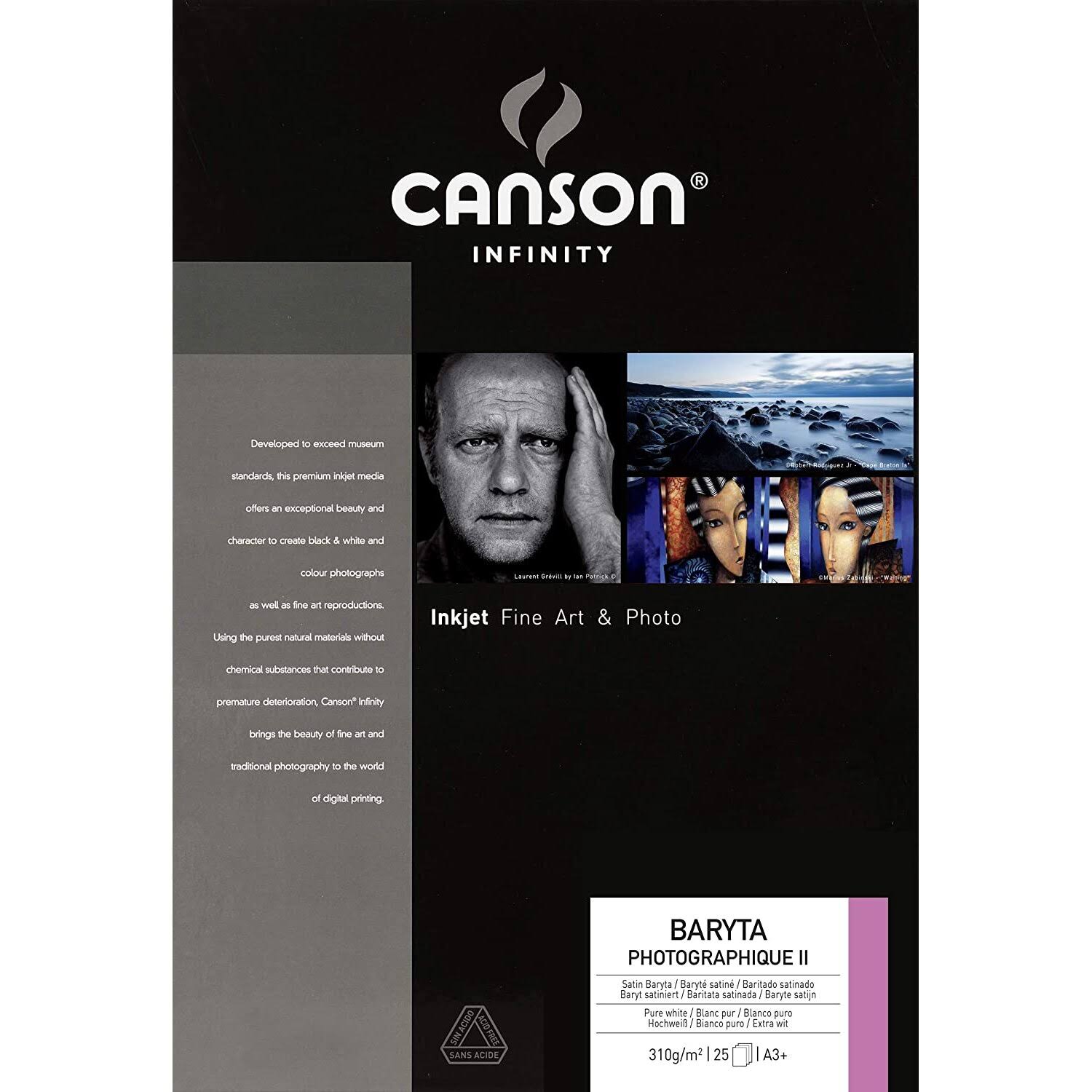 Canson Infinity Baryta photographique II Inkjet Paper - 13x22 x 19