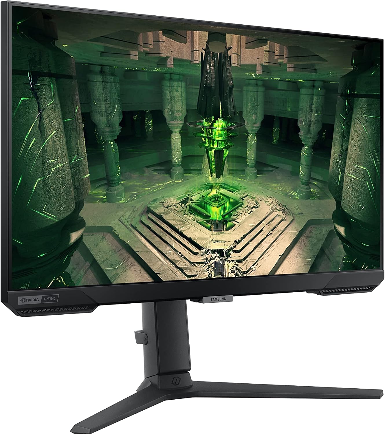 SAMSUNG 25" Odyssey G4 Series FHD Gaming Monitor, IPS, 240Hz, 1ms, G-Sync Compatible, AMD FreeSync Premium, HDR10, Ultrawide Game View, DisplayPort