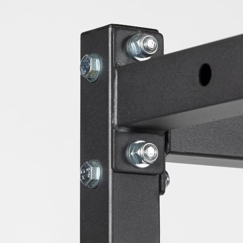 Titan Fitness T-2 Series Short Power Rack, Skinny Pull Up Bar, Pin and Pipe Safeties, Standard J-Hooks