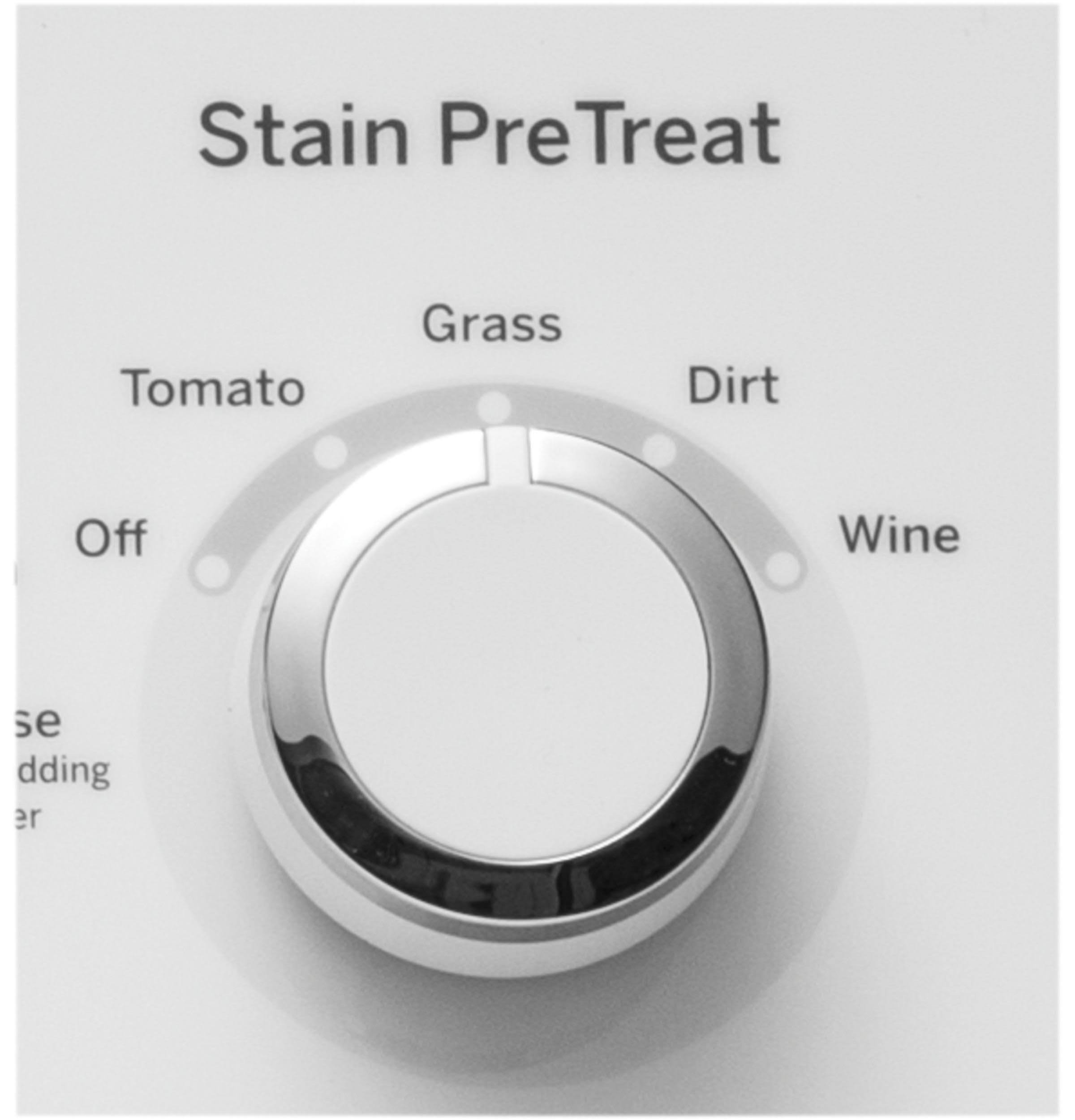 GE Energy Star 4.4 Cu. ft. Stainless Steel Capacity Washer White