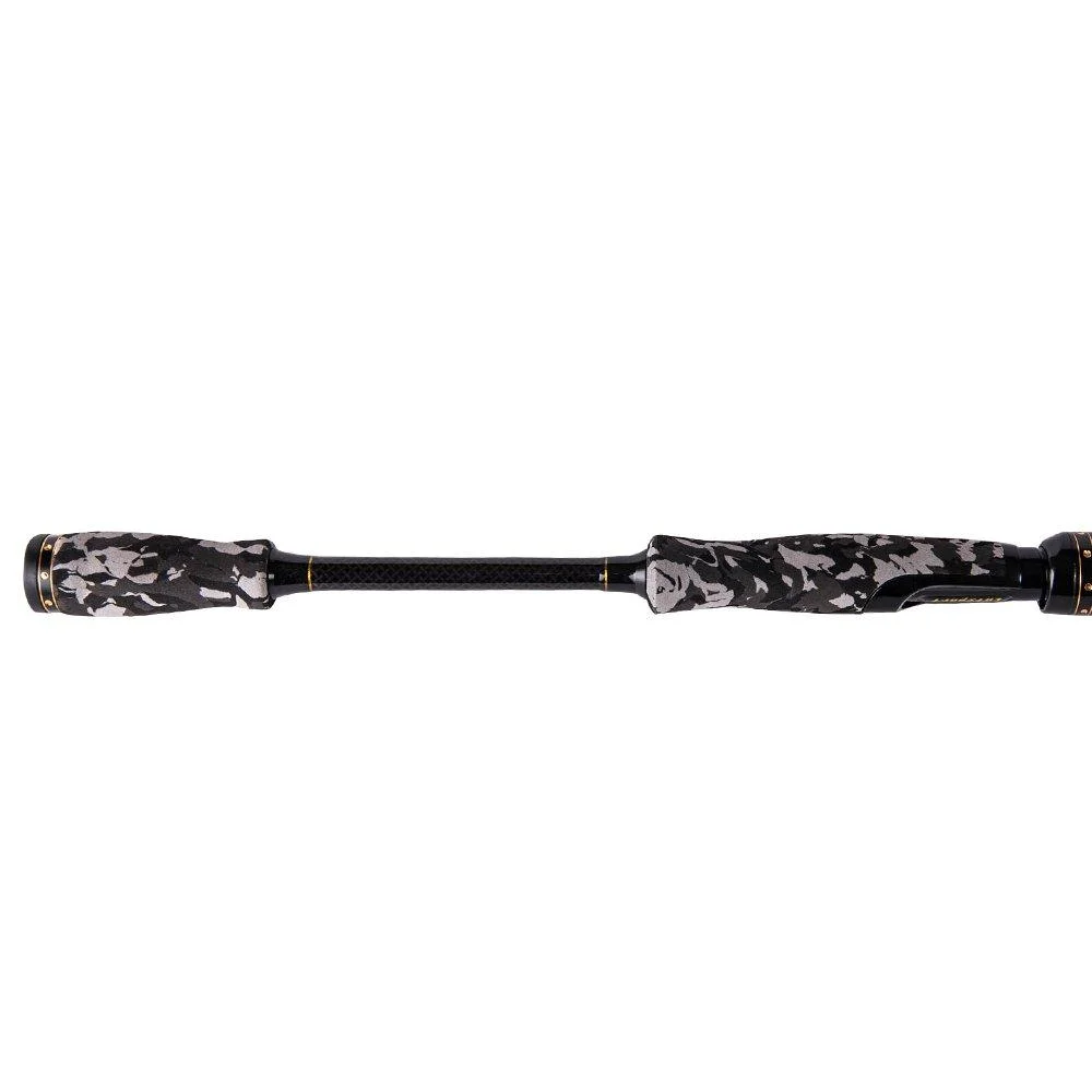 Entsport Camo Legend 2-Piece 7-Feet Spinning Rod 24 Ton Carbon Fiber Spincasting Fishing Rod with 2 Tips