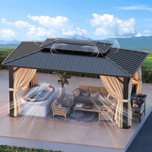 Hoteel 6x8ft Hardtop Grill Gazebo