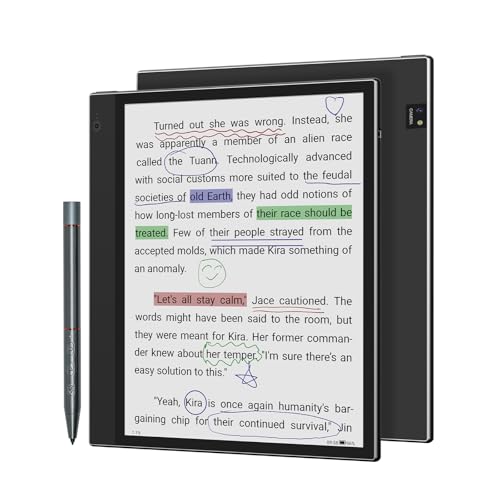Bigme inkNote Color + E-Reader 10.3" 6G 128GB Dual Cameras TF Card Slot, Notetaking Digital Epaper E Ink Tablet with Stylus and Cover
