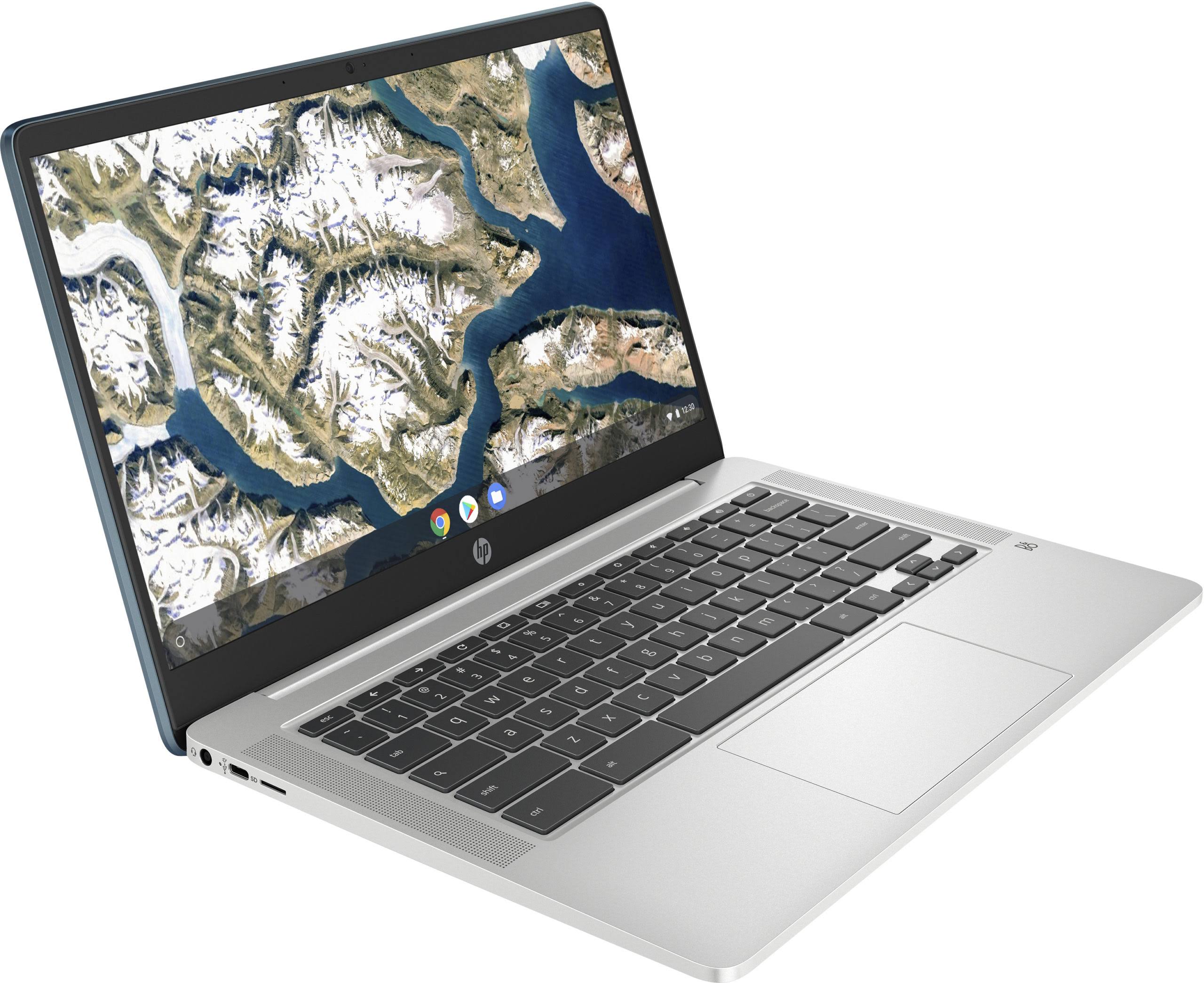 HP Chromebook 14x22 HD N4000 4 32GB eMMC Forest Teal 14a-na0070nr W10