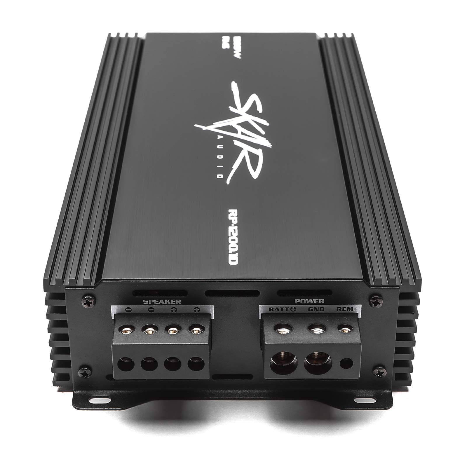 Skar Audio Rp-1200.1D Monoblock 1200-Watt Class D MOSFET Subwoofer Amplifier