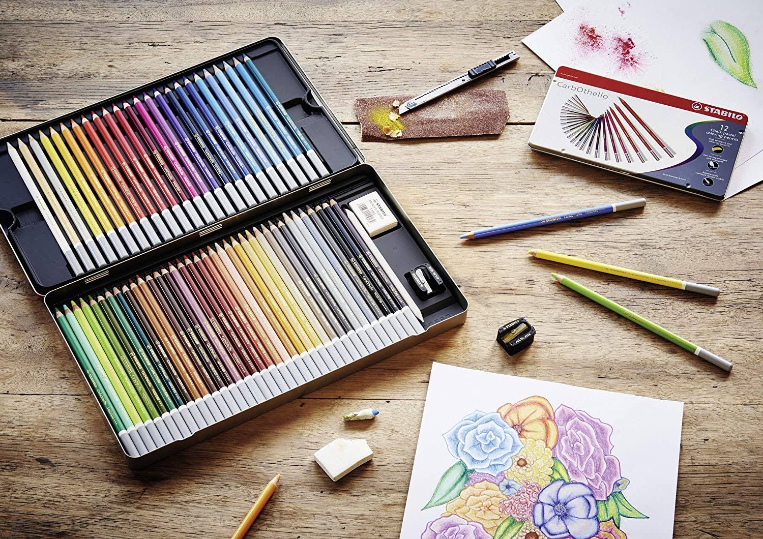 Stabilo CarbOthello Pastel Pencil Set of 48