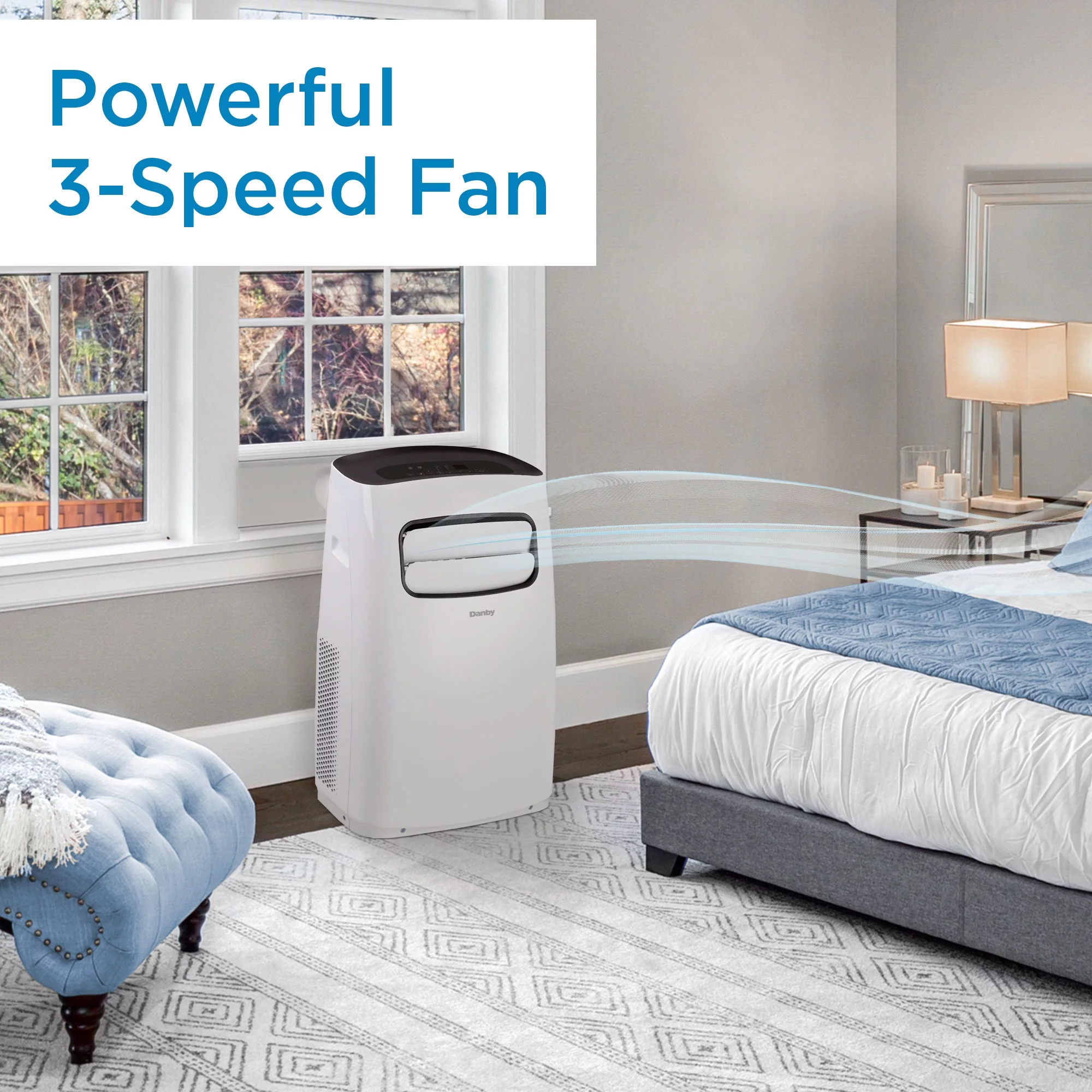 Danby DPA058B6WDB 5800 BTU (10000 ASHRAE) Portable AC in White