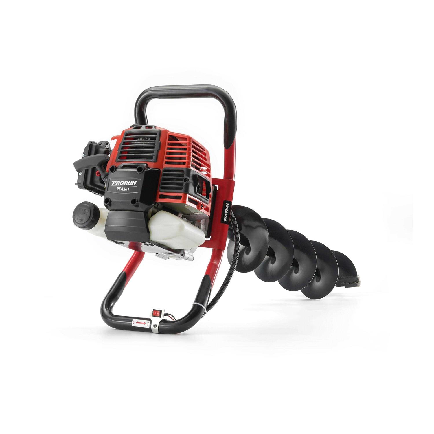 PRORUN 51.7-cc 1-man Auger Kit Auger Powerhead with 6-in Bit Included PEA261 - Shop Hardware Tools Online Store