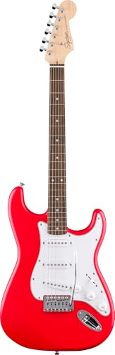 Fender Squier Stratocaster - Torino Red Bundle with Amplifier, Gig Bag, Strap, Instrument Cable, Picks, and Austin Bazaar Instructional DVD