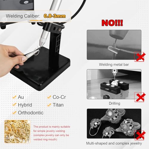 Pulse Arc Welder Permanent Jewelry - Orion Jewelry Welder,110v Permanent Jewelry Welder Kit,100a Welder for Permanent Jewelry