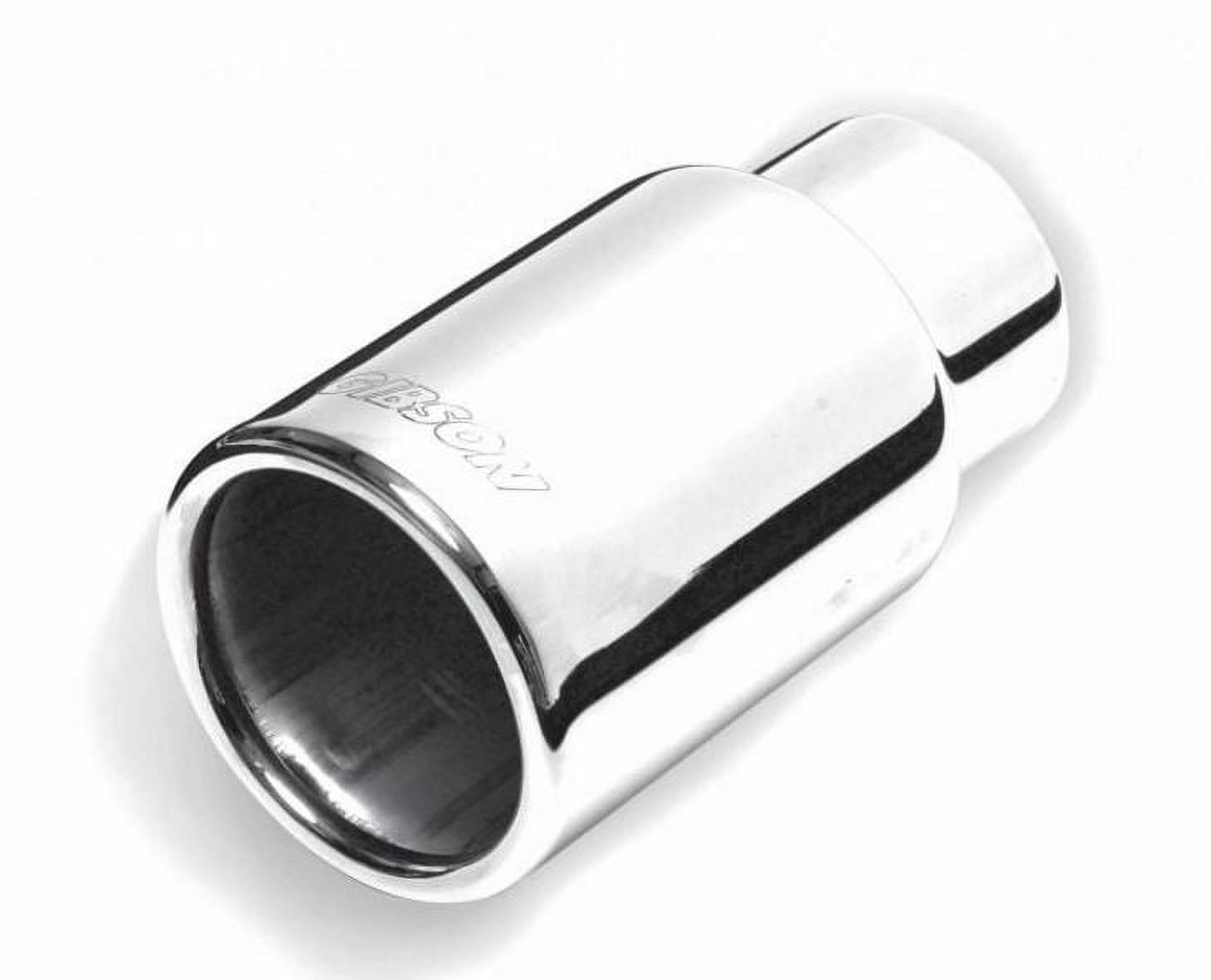 Stainless Rolled Edge Straight Exhaust Tip
