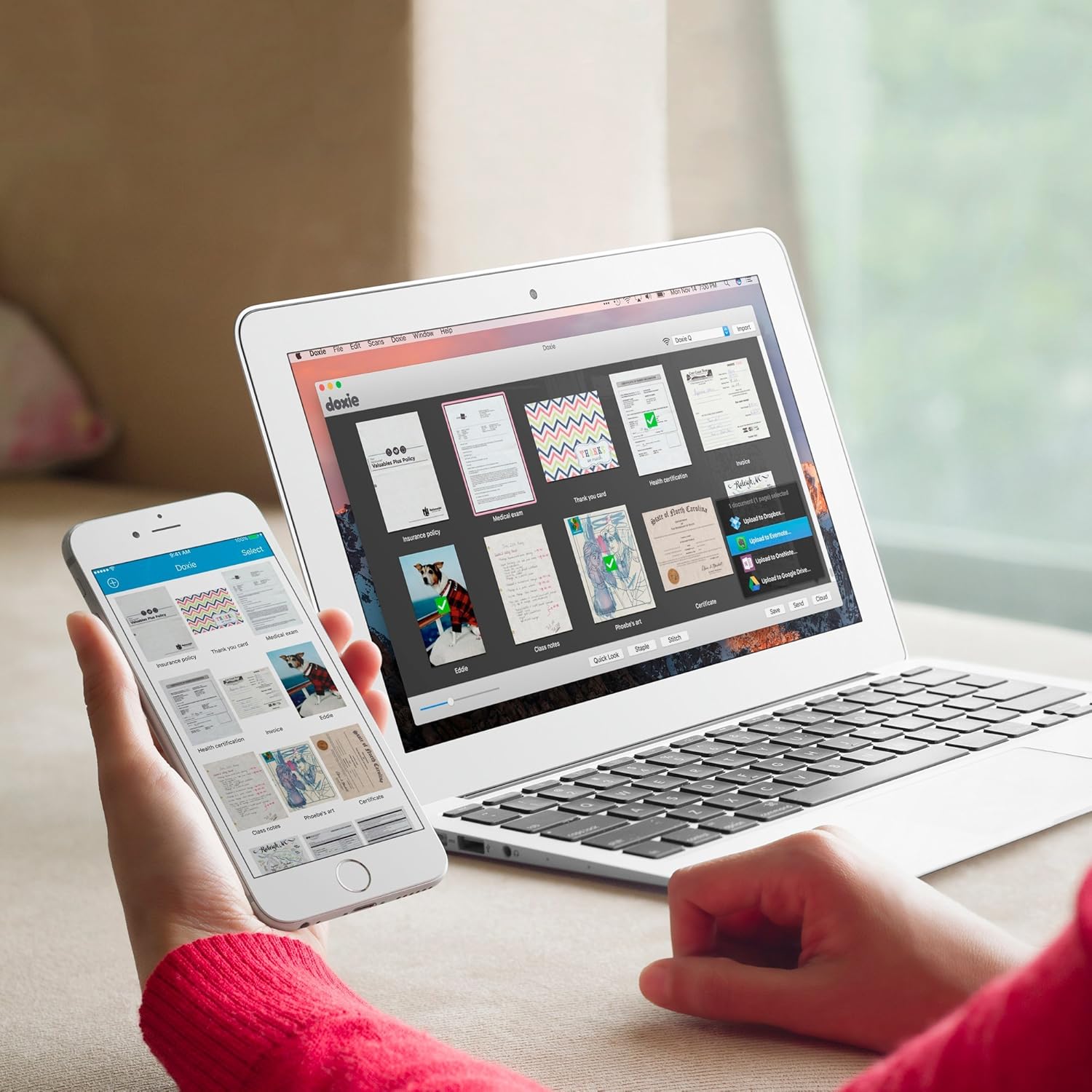Doxie Q — Rechargeable Document Scanner with ADF and Wi-Fi