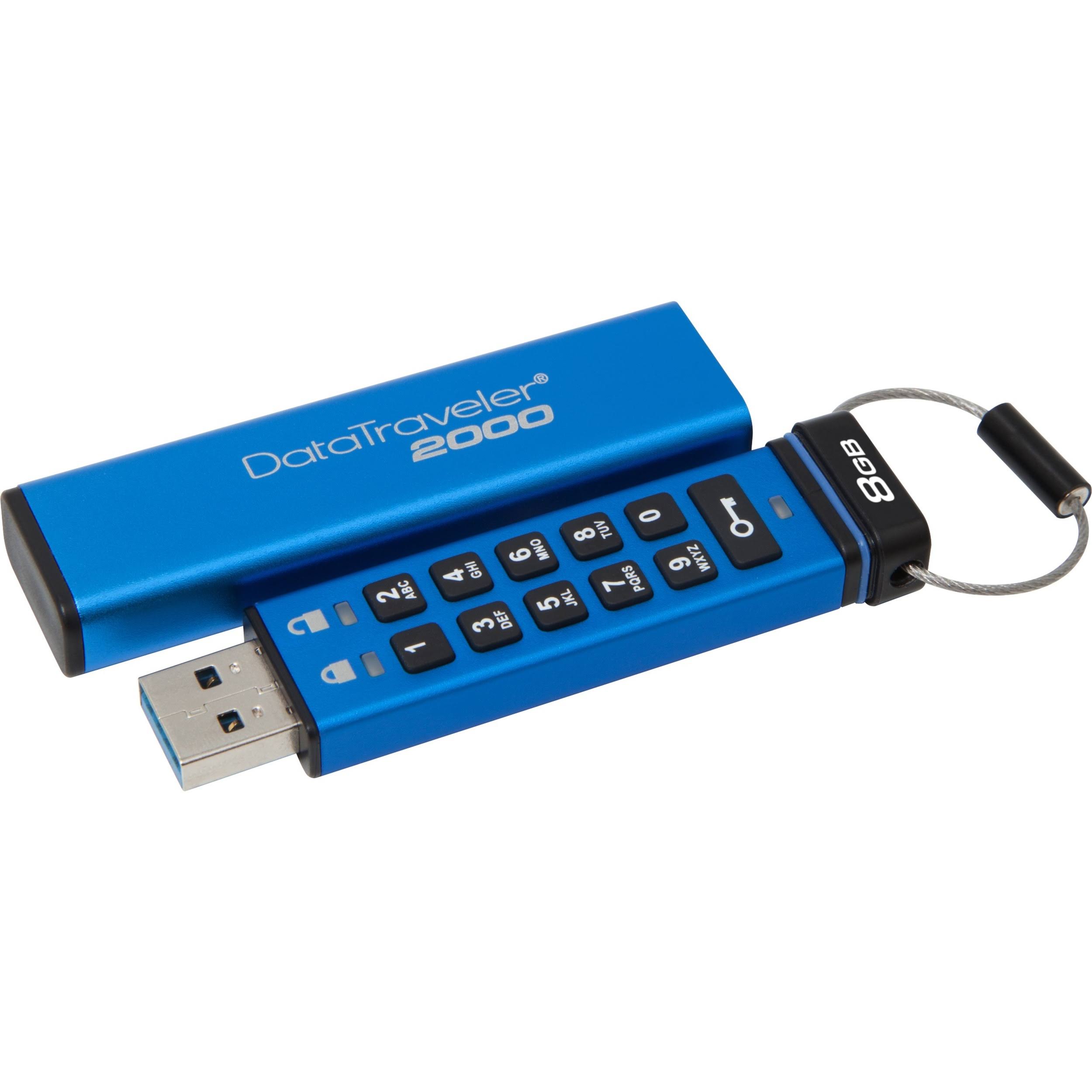 Kingston DataTraveler 2000 - USB Flash Drive - 8 GB