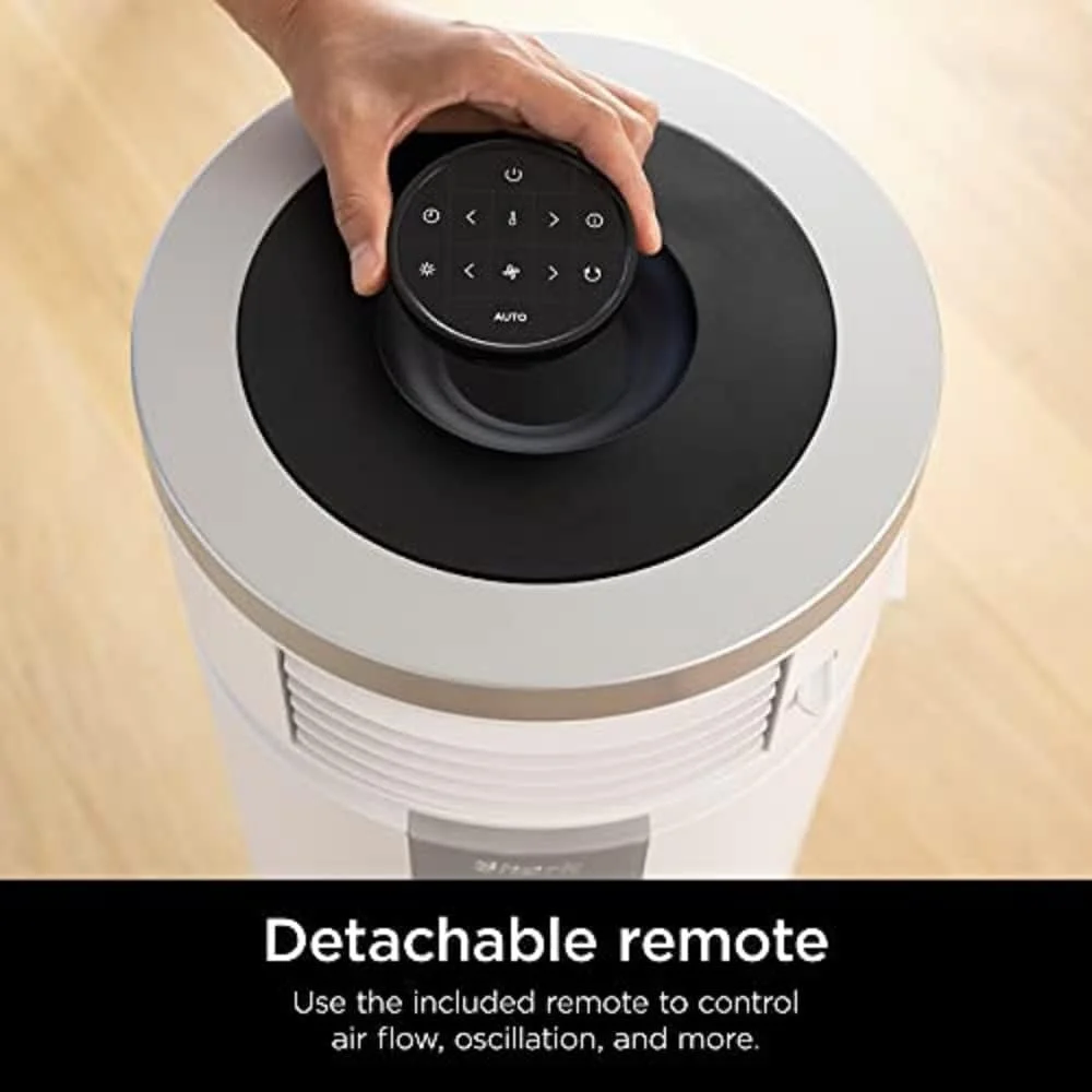 Open Box Shark HC502 3-in-1 Clean Sense Air Purifier MAX, Heater & Fan, HEPA Filter, 1000 Sq Ft, Oscillating, Large Rooms, Kitchens