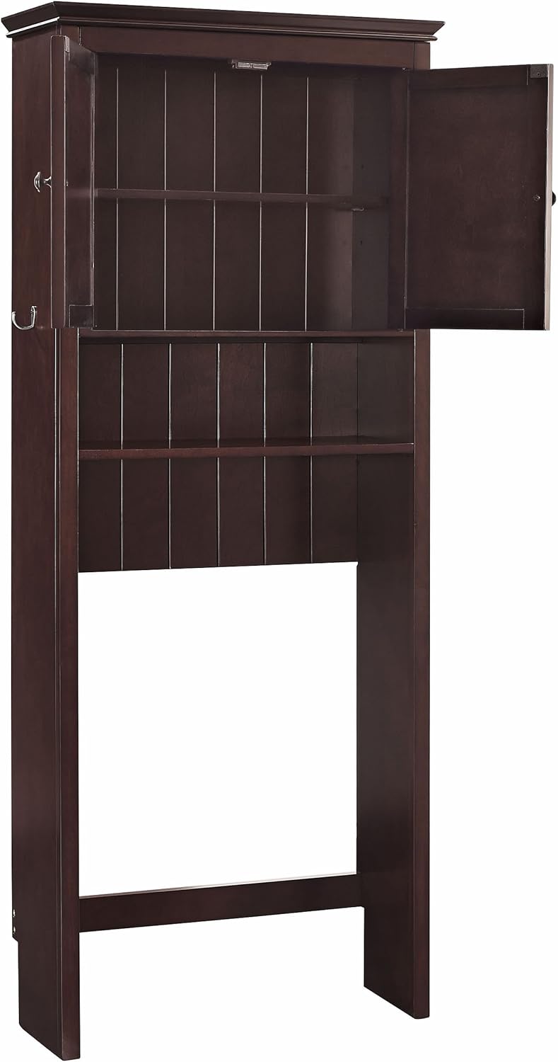 Crosley Furniture Lydia Space Saver Bathroom Cabinet, Espresso