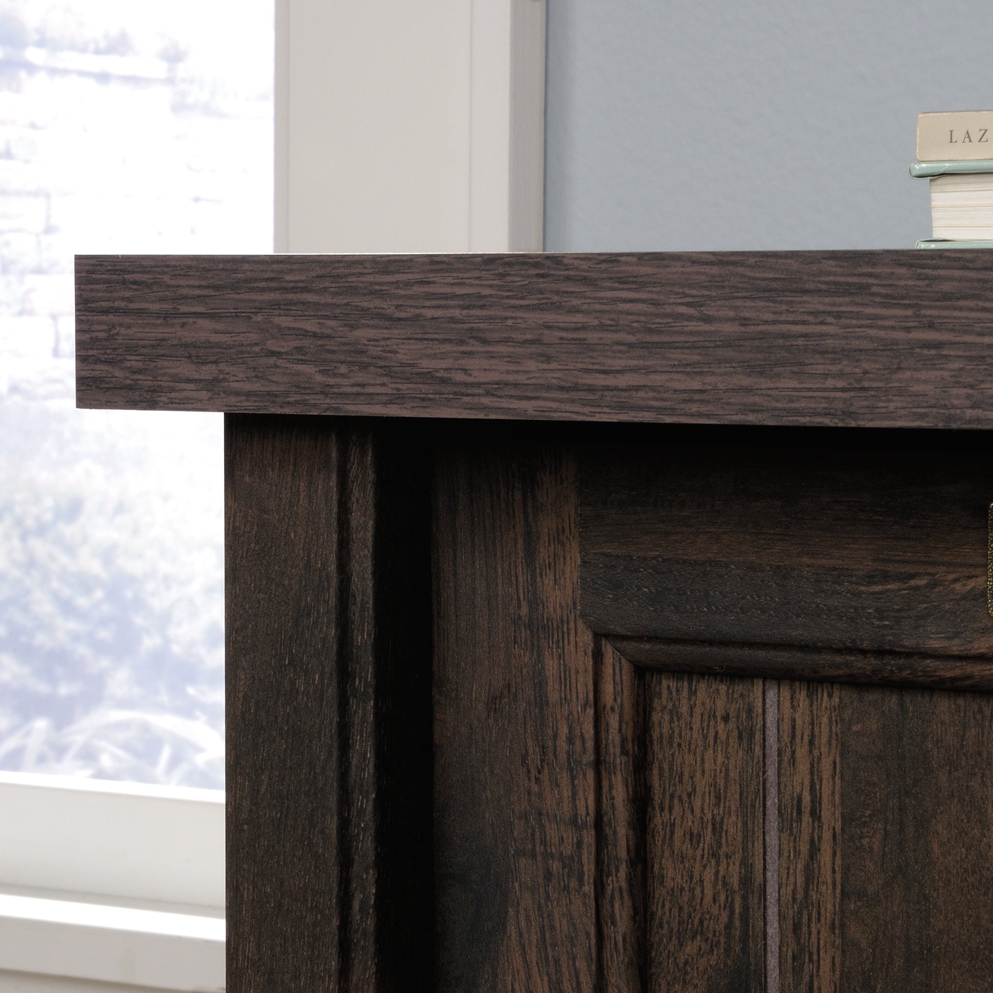 Sauder Costa Lateral File Cabinet, Coffee Oak Finish