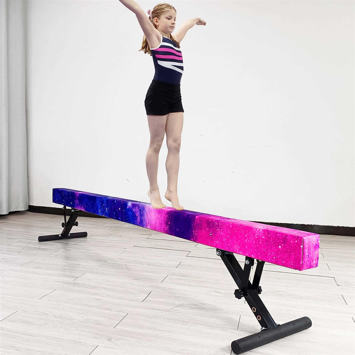 FC FUNCHEER Adjustable balane Beam for Kids 8FT Gymnastics Beam - Sports Supplies Online Store